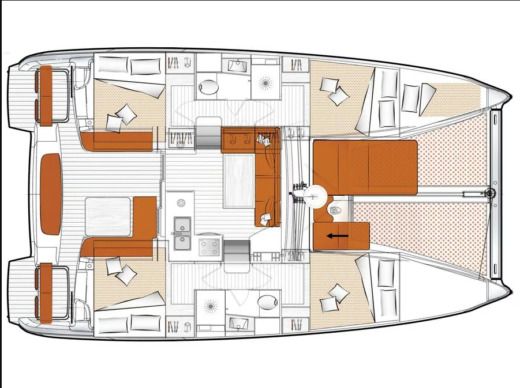 Catamaran EXCESS EXCESS 11 Plan du bateau