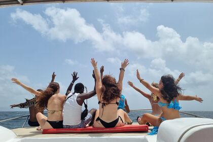 WHALES IN SAMANA FROM JANUARY TO APRIL, WHALES VISIT US. THEY COME EVERY YEAR TO MATE AND GIVE BIRTH. ENJOY THE SHOW IN COMFORT. HAITISES AND CAYO LEVANTADO AND THE WHALES