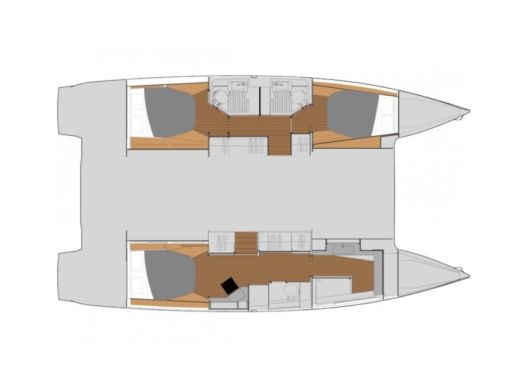 Catamaran Fountaine Pajot Astréa 42 Boat design plan