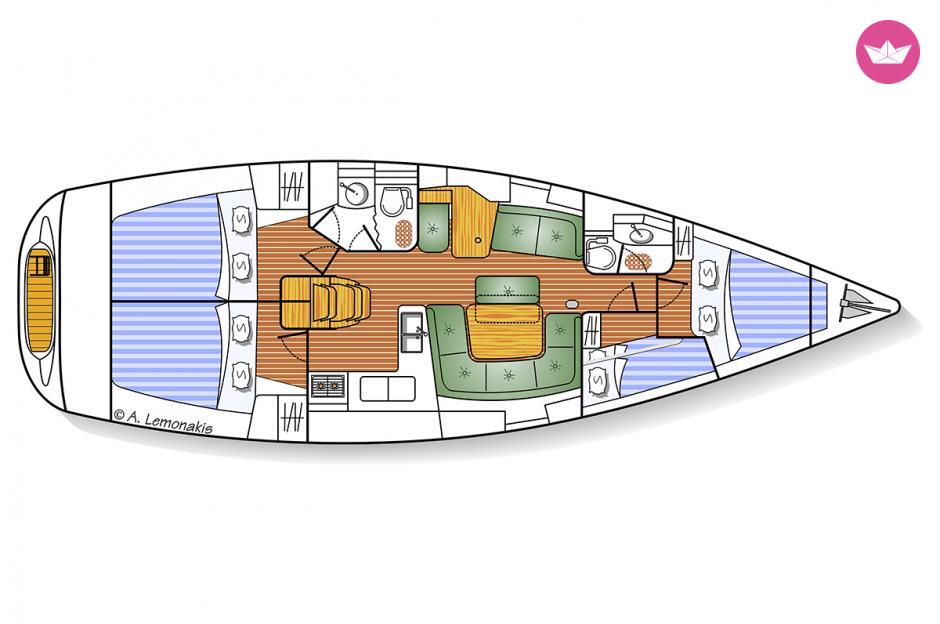 Alquiler Sun Odyssey 43