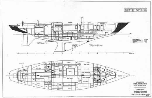 Sail Yacht Swan 65 boat plan