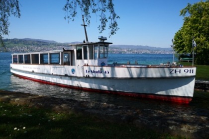 Charter Motorboat Sulzer Vintage Salon Cruiser Zürich