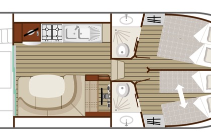 Location Bateau à moteur Nicols Estivale Quattro B+ Glénac