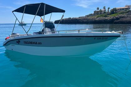 Ενοικίαση Μηχανοκίνητο σκάφος Teorema Open 20 apta licencia navegación Portocolom