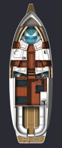 Motorboat SAS VEKTOR Adria 1002 Boot Grundriss