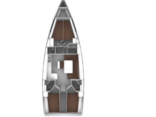 Sailboat Bavaria Bavaria Cruiser 46  Plan du bateau
