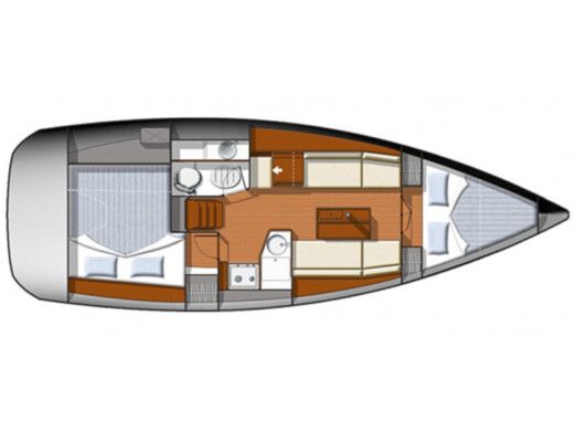Sailboat Jeanneau Sun Odyssey 33i Boat design plan