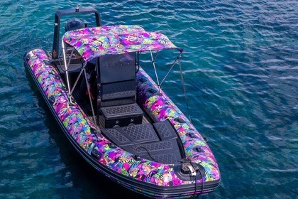 Hire RIB ocean skull octopus Six-Fours-les-Plages