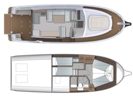 Motorboat  Greenline 39 Plan du bateau