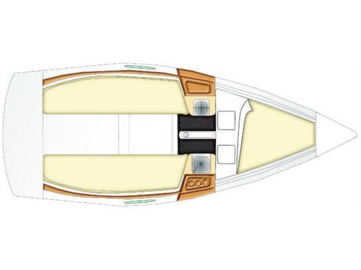 Sailboat BENETEAU First 21.7 v Boat design plan