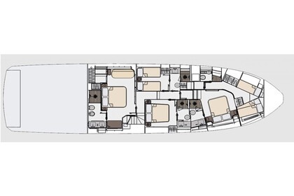 Miete Motorboot  Azimut 78 Fly Podstrana