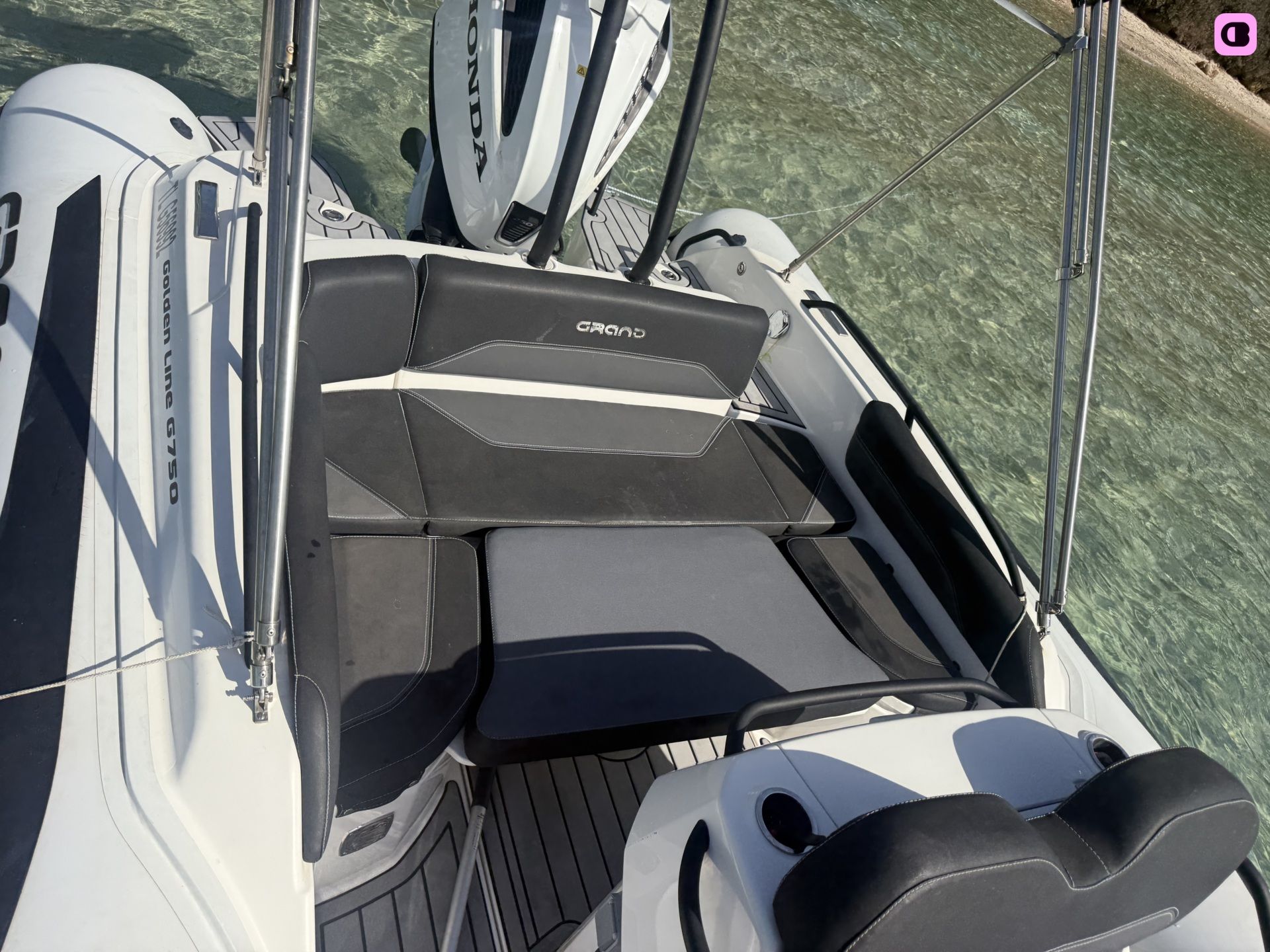 Semi-rigide Grand banks Golden Line G750 250cv 6