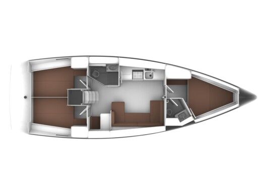 Sailboat BAVARIA 41 CRUISER - S/Y Anemoessa boat plan