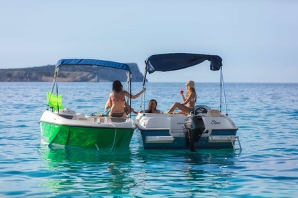 Beautiful boat without a license!