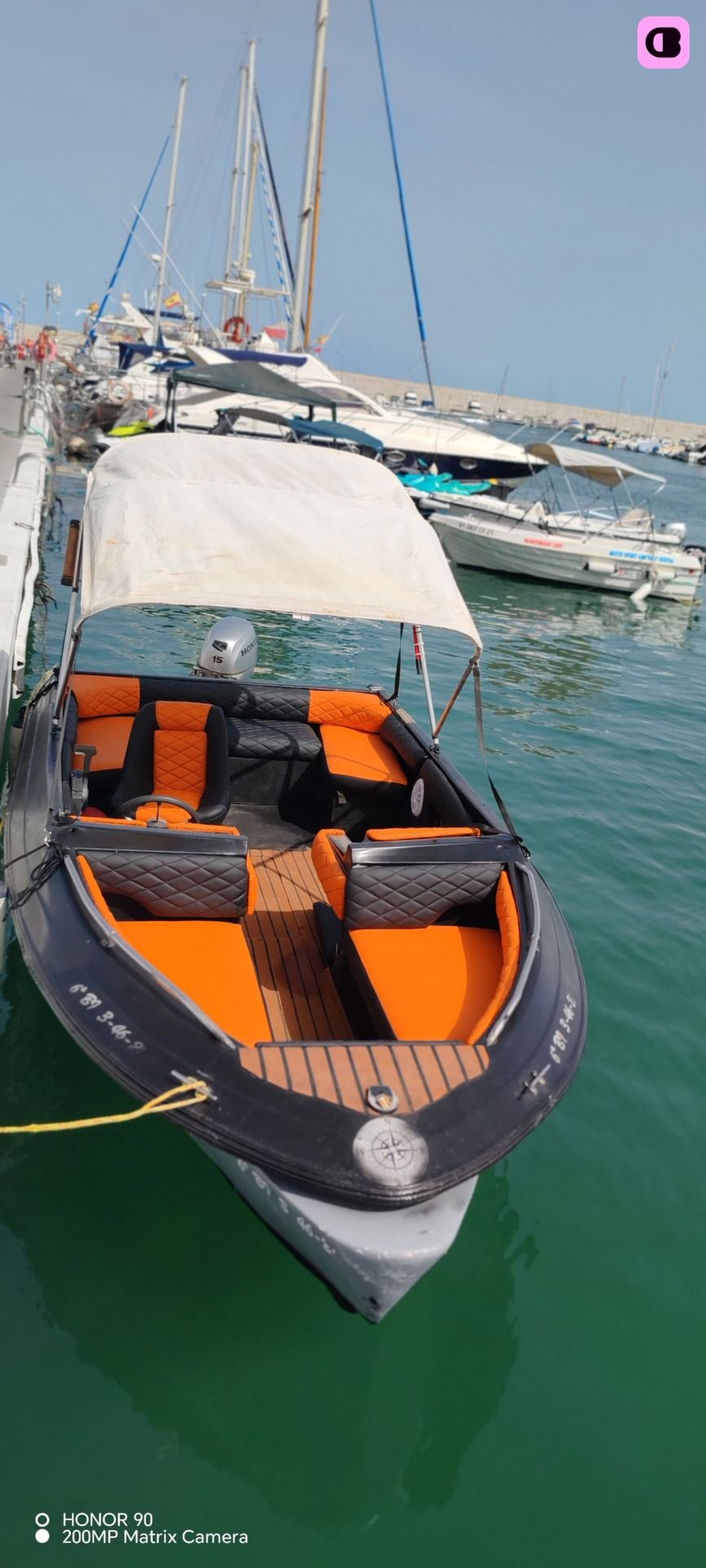 Bateau sans permis Sea Ray 160 15cv 4
