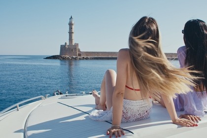 SARNICO 43 CHANIA CRUISES TO THEODOROU-LAZARETA, MACHARIDA CAVES, MENIES-CHIRONISIA, BALOS & GRAMVOUSA