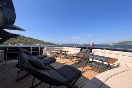 Custom 35 Meters Ultra Luxury Yacht With Her Wide Design Available For Your Great Cruising in İstanbul Bosporus