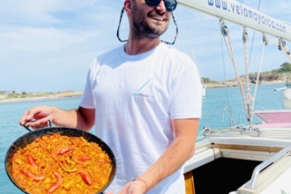 Hyra båt Segelbåt Excursiones privadas con Paella Palma de Mallorca