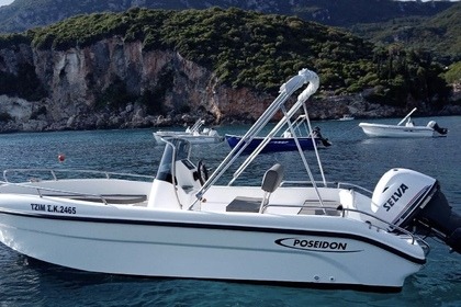 Rental Motorboat Poseidon Blue water 185 Palaiokastritsa