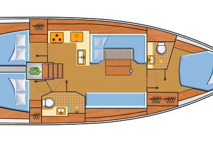 Miete Segelboot Hanse Yachts Hanse 410 Pula