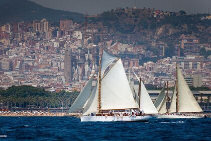 Rental Sailboat Pere Nicolau wooden ketch Barcelona