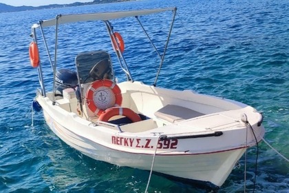 Charter Boat without licence  Aquamarine 550 class bottom Zakynthos