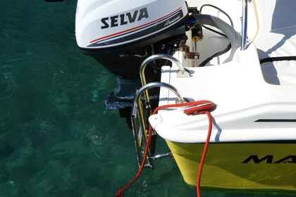 Rent a boat without a speedboat license in Kolymbia