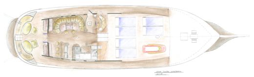 Gulet Greek  shipyards 22 METERS Boat design plan