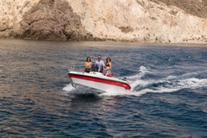 Discover Santorini: Private License-Free Boat Experience