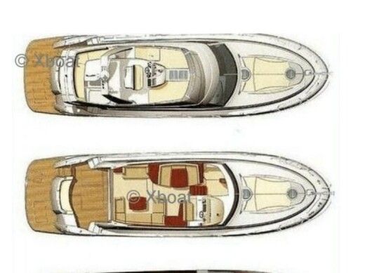Motorboat Jeanneau Prestige 50 fly Boat layout