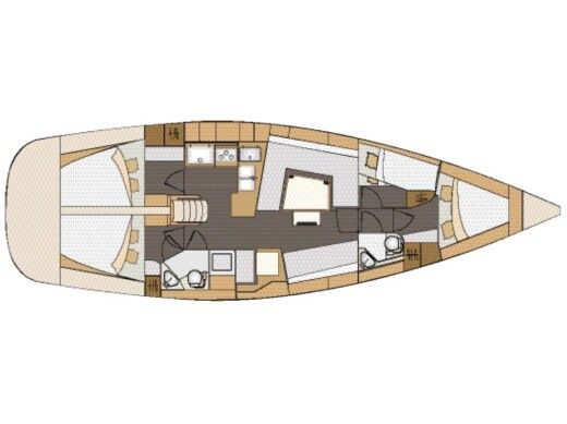 Sailboat ELAN ELAN 45 IMPRESSION Boat design plan