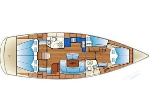 Sailboat Bavaria Bavaria Cruiser 46 Boat layout