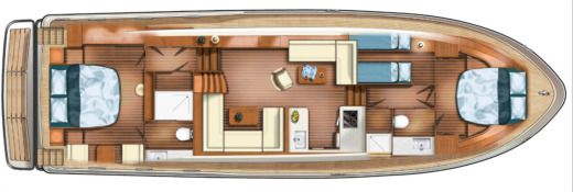 Motor Yacht Linssen Yachts Grand Sturdy 500 AC Variotop Boat design plan