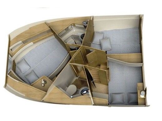 Motorboat SAS VEKTOR Adriana 36 Boat design plan
