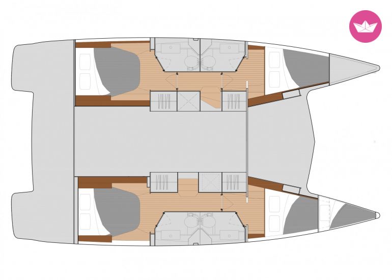 Catamaran Fountaine Pajot Isla 40 11.93m 4