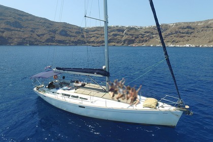 Discover Santorini's hidden gems with Odysseas sailboat