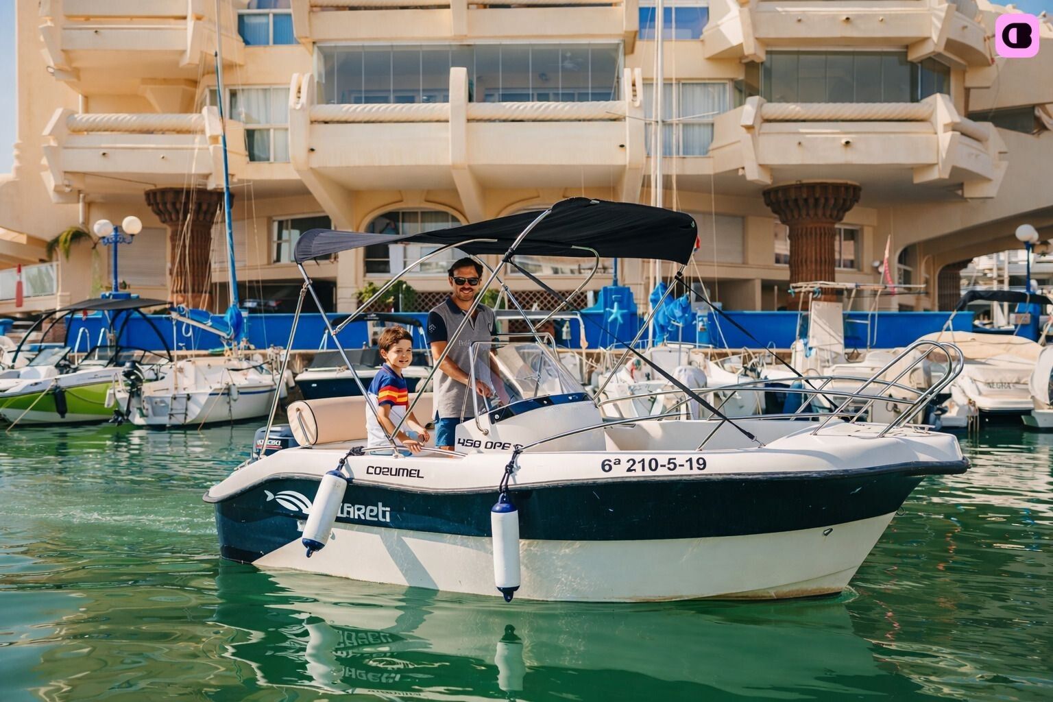Bateau sans permis MARETI COZUMEL 15cv