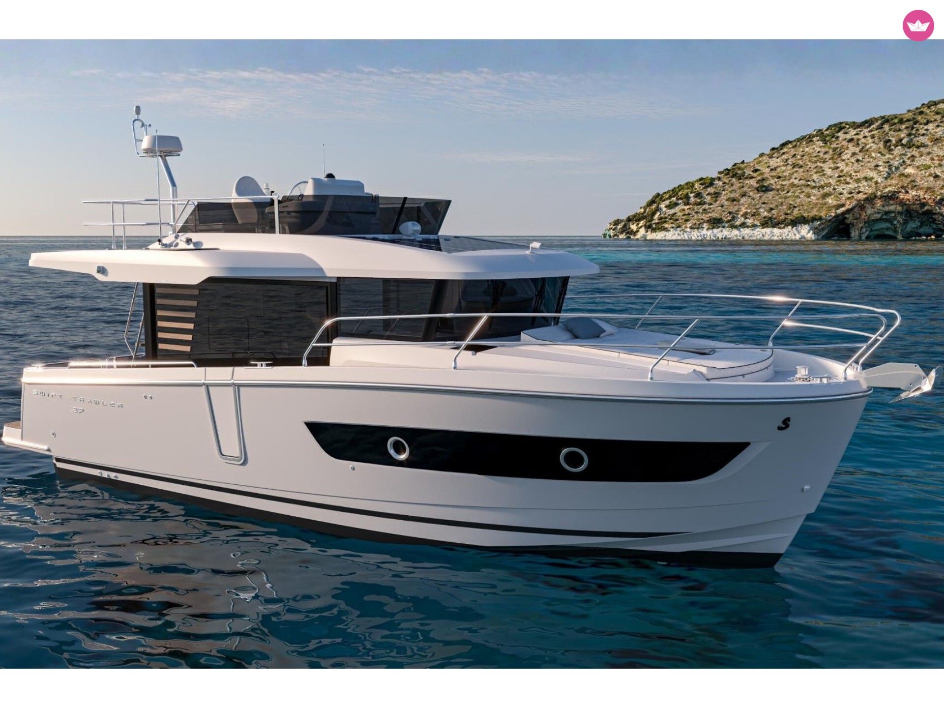 Bateau à moteur Beneteau Swift Trawler 37 fly 440cv