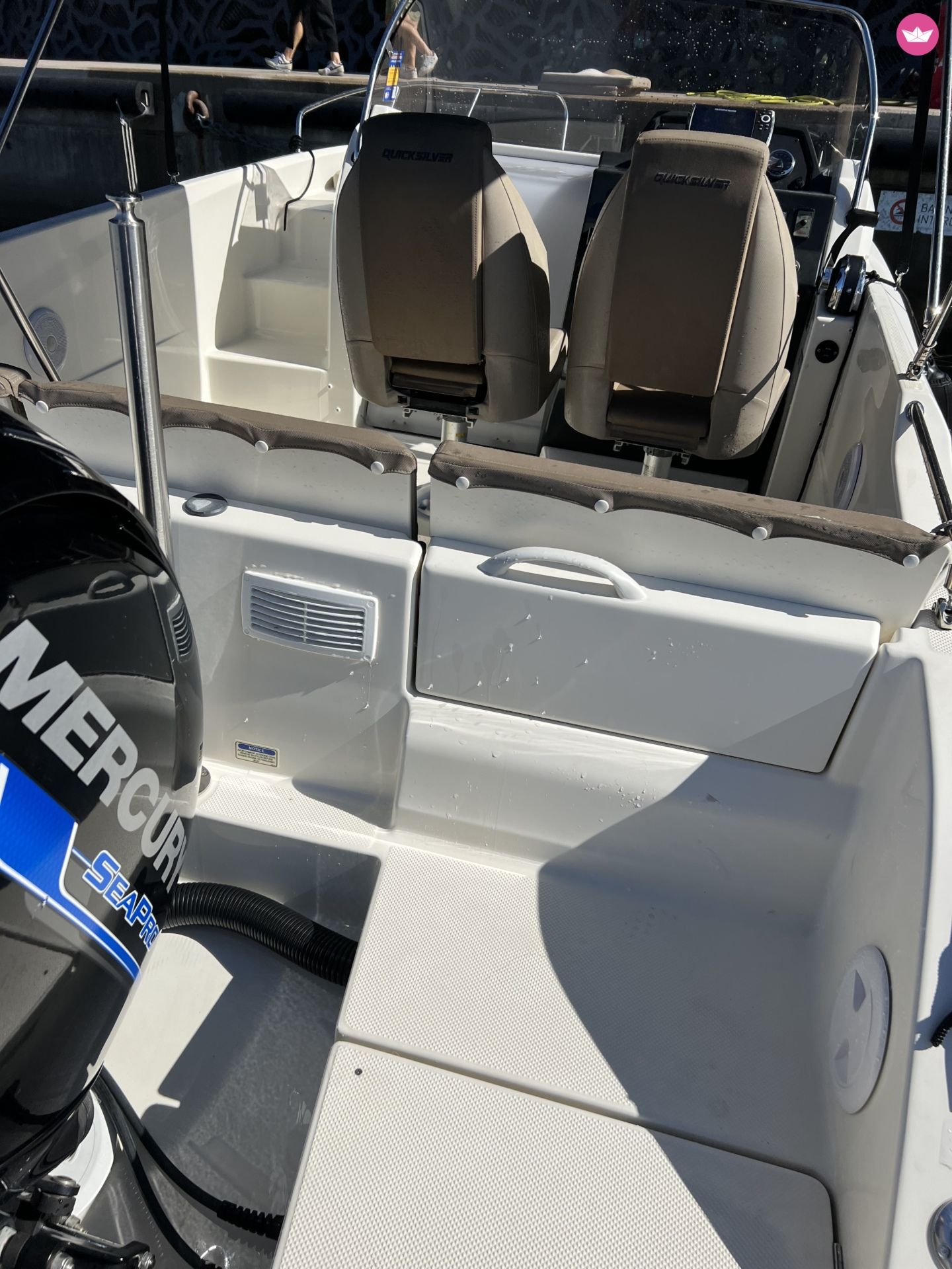 Bateau à moteur Brunswick Quicksilver 675 Sundeck 150cv 8