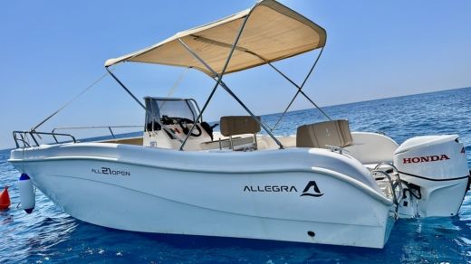 Charter Allegra Open 21 Allegra Boat Motorboat (2024) in Letojanni ...