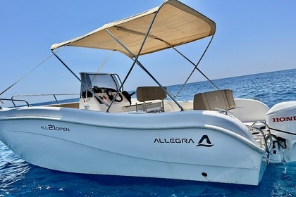 Charter Motorboat Allegra open 21 Allegra Boat Letojanni