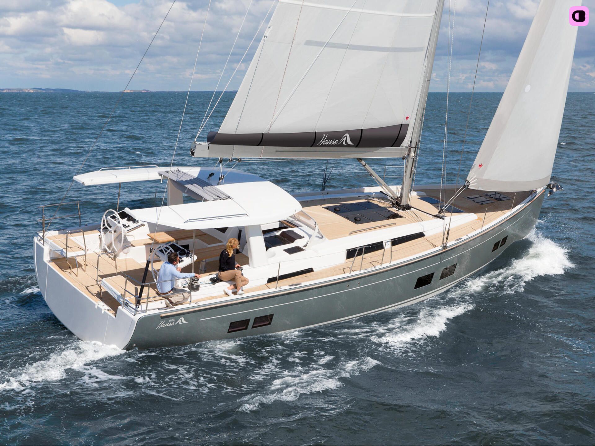 Voilier Hanse Yachts Hanse 588 - 3 + 1 cab. 17m