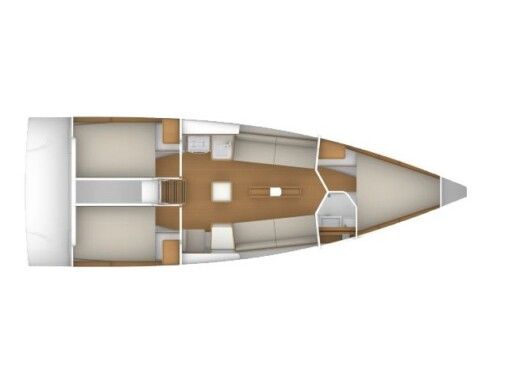 Sailboat  First 36 Plan du bateau