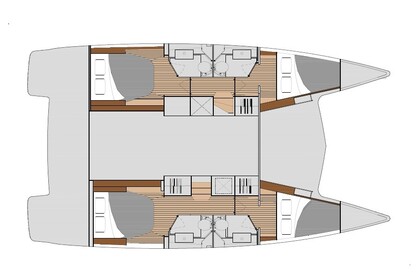 Ενοικίαση Καταμαράν Fountaine Pajot ISLA 40 Λευκάδα