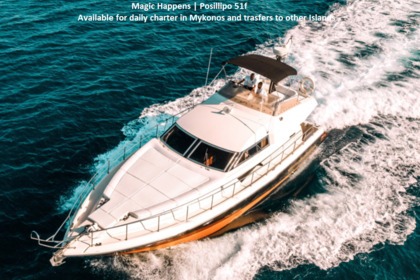 Charter Motor yacht Posillipo Technema 51 Mykonos