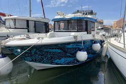 Miete Motorboot Beneteau Barracuda 9 fly Valras-Plage