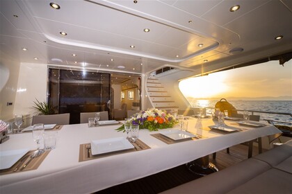 Custom Built luxury motor yacht with a capacity of 12 people
