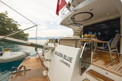 Aluguel Iate a motor Custom Made Golden blue Fethiye