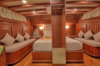 Rent this impressive gulet for up to 6 persons