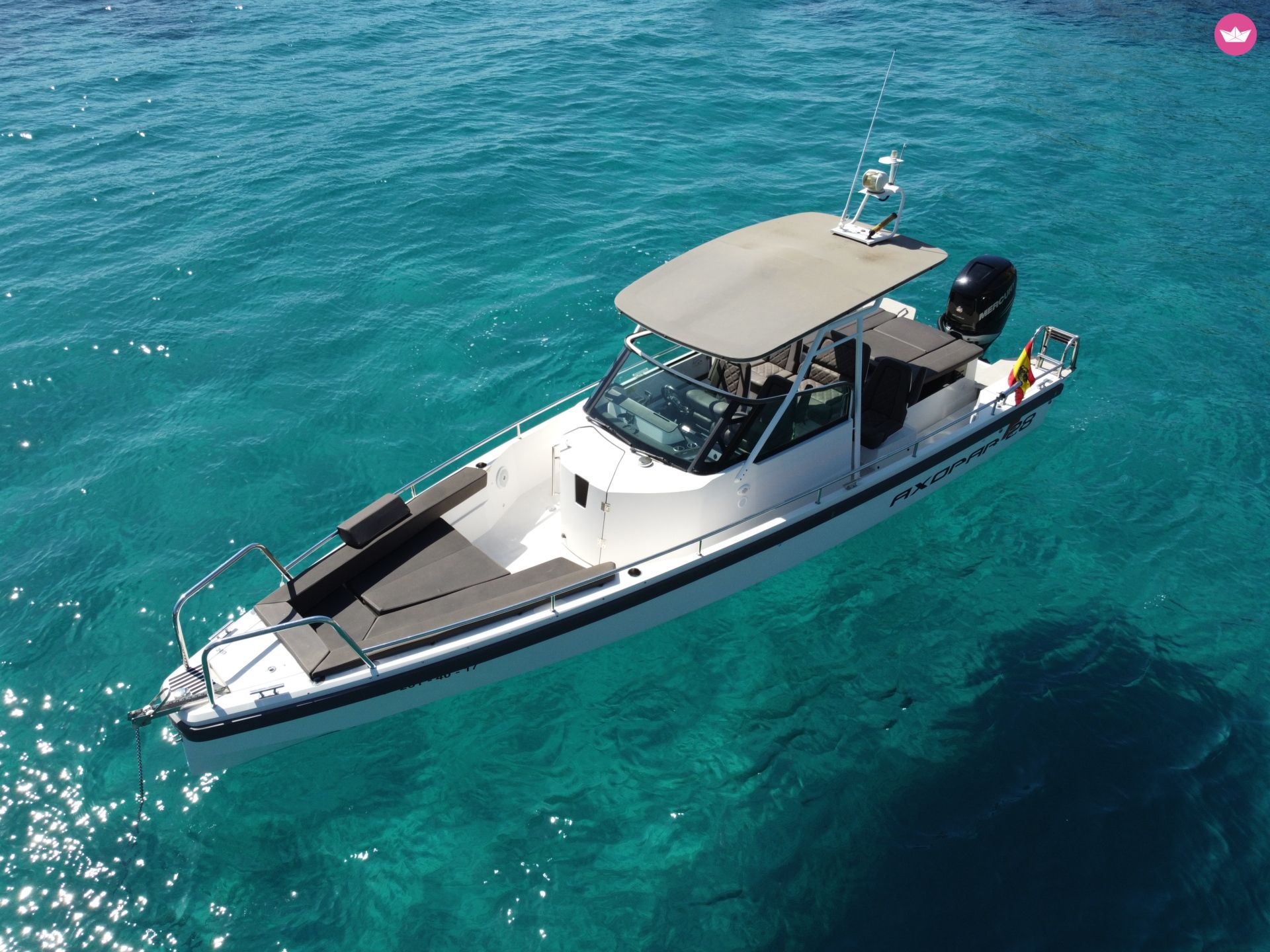Bateau à moteur Axopar 28 T-top 300cv 4